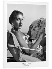 Magnettafel Maria Callas, Venice, 1950