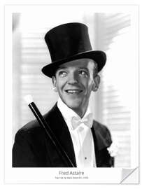 Wall sticker Fred Astaire, Top Hat by Mark Sandrich, 1935