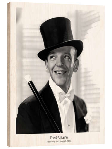 Cuadro de madera Fred Astaire, Top Hat by Mark Sandrich, 1935