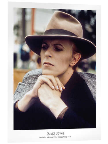 Quadro em acrílico David Bowie, Man who fell to earth by NicolasRoeg, 1976