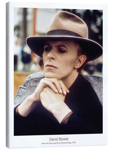 Canvastavla David Bowie, Man who fell to earth by NicolasRoeg, 1976