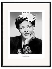 Gerahmter Kunstdruck Billie Holiday