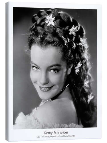 Canvas print Romy Schneider - Sissi by Ernst Marischka, 1955