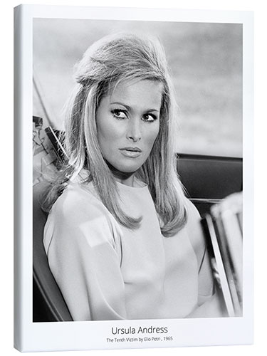 Canvas print Ursula Andress, The Tenth Victim by Elio Petri, 1965