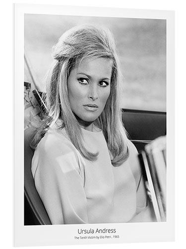 Tableau en PVC Ursula Andress, The Tenth Victim by Elio Petri, 1965