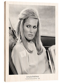 Tableau en bois Ursula Andress, The Tenth Victim by Elio Petri, 1965