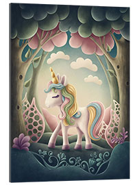 Gallery print Unicorn in the forest