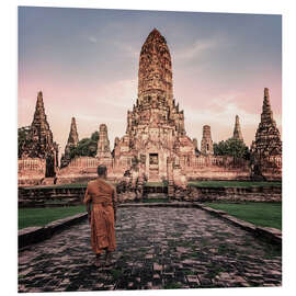 Foam board print Ayutthaya Evening