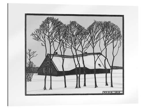 Gallery print Farm in the snow, 1918