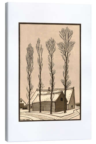 Leinwandbild Winter, 1920