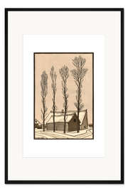 Gerahmter Kunstdruck Winter, 1920
