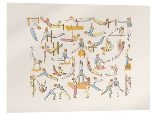Obraz na szkle akrylowym Gymnastics