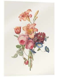 Acrylglasbild Ein Blumenstrauß, ca. 1820