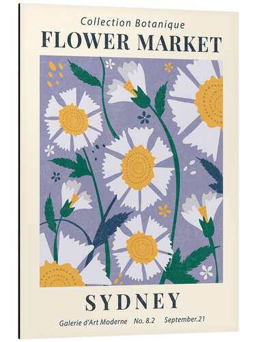 Aluminium print Flower Market Sydney