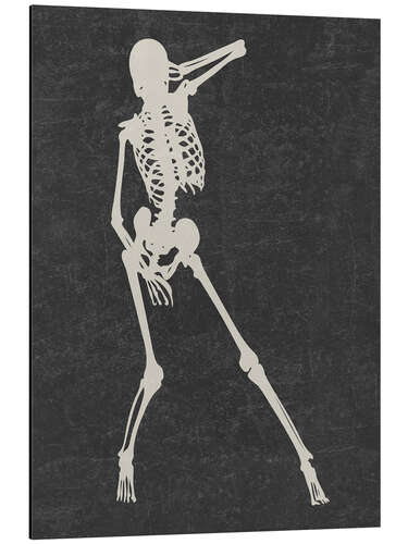 Aluminiumsbilde Dancing Skeleton I