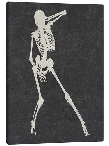 Canvas print Dancing Skeleton I