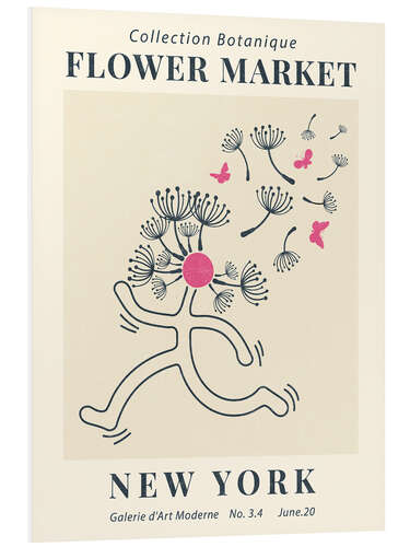 Foam board print Flower Market New York I