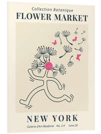 Foam board print Flower Market New York I