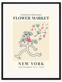 Gerahmter Kunstdruck Flower Market New York I