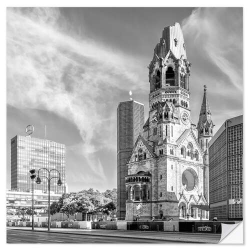 Naklejka na ścianę Kaiser Wilhelm Memorial Church in Berlin