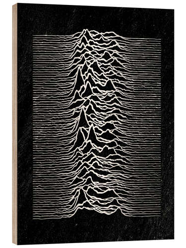 Stampa su legno Joy Division