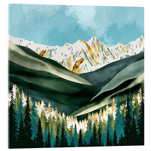 Cuadro de metacrilato Ivory mountains