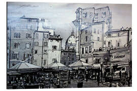 Magnettafel Rom, Markt am Campo de' Fiori