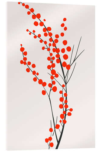 Acrylglasbild Cherry Tree