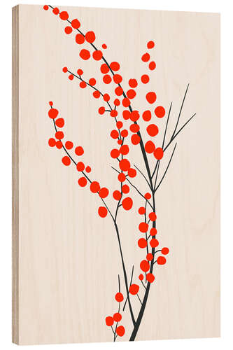 Wood print Cherry Tree