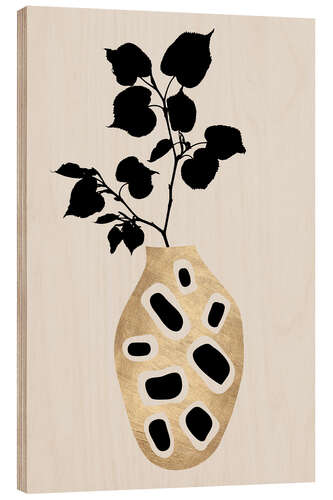 Print på træ Botanical Stilllife