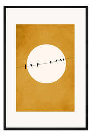 Gerahmter Kunstdruck Chirping And Chilling