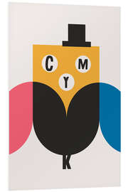 Foam board print CMYK Owl