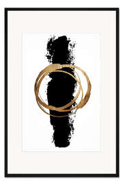 Gerahmter Kunstdruck Circle and Line