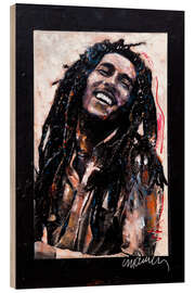 Holzbild Bob Marley