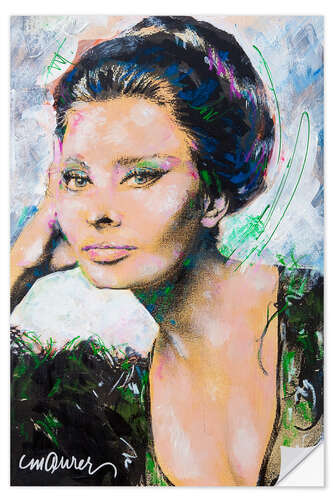 Wandsticker Sophia Loren