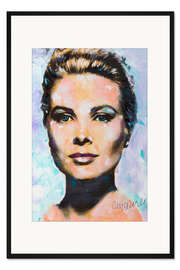 Gerahmter Kunstdruck Grace Kelly