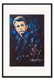 Gerahmter Kunstdruck James Dean
