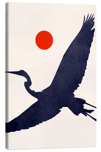 Canvas print Japandi Crane