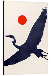 Magnettafel Japandi Crane