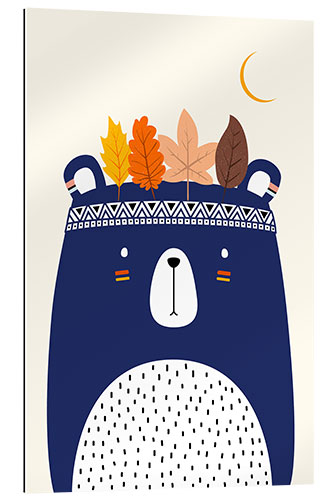 Gallery print Moon bear blue