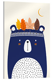 Gallery print Moon bear blue