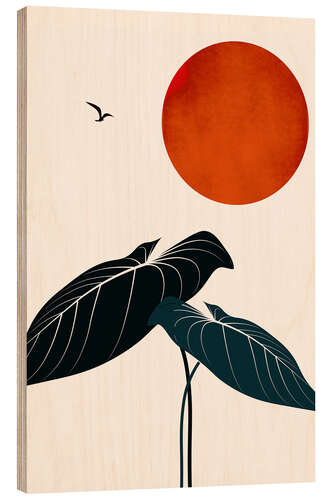 Hout print Dreaming At Night