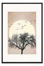 Gerahmter Kunstdruck Dreamers, weiß