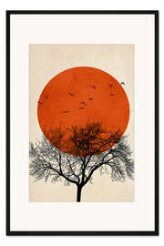 Gerahmter Kunstdruck Dreamers, rot