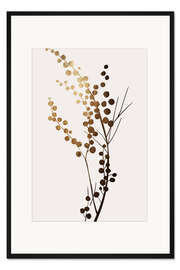 Gerahmter Kunstdruck Golden Brench