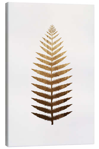 Canvas print Golden leaf No. 7