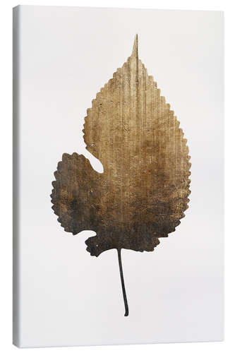 Canvas print Golden Leaf