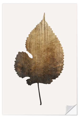 Wandsticker Golden Leaf