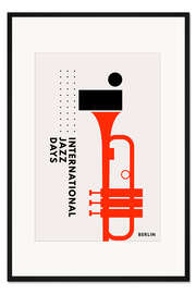Gerahmter Kunstdruck Jazz Days Berlin I