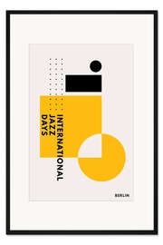 Gerahmter Kunstdruck Jazz Days Berlin II
